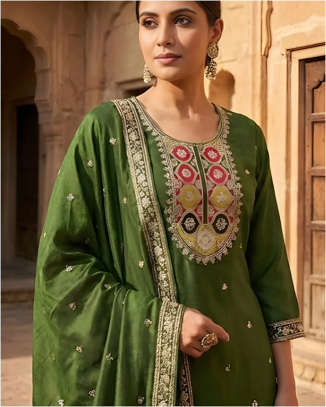 Verdant Green Kurta Set